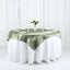 Satin 60"x60" Table Overlay Square Tablecloth Dusty Sage Green - Smooth Silky Touch Table Cover