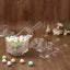 6-Pack Candy Scoops Kitchen Ice Scoop Design Clear - Plastic Disposable Supplies for Bar and Buffet Use 6"