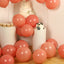 50 Pack Matte Pastel Dusty Rose Biodegradable Balloons 12", Round Eco-friendly Thick Latex Party Balloons