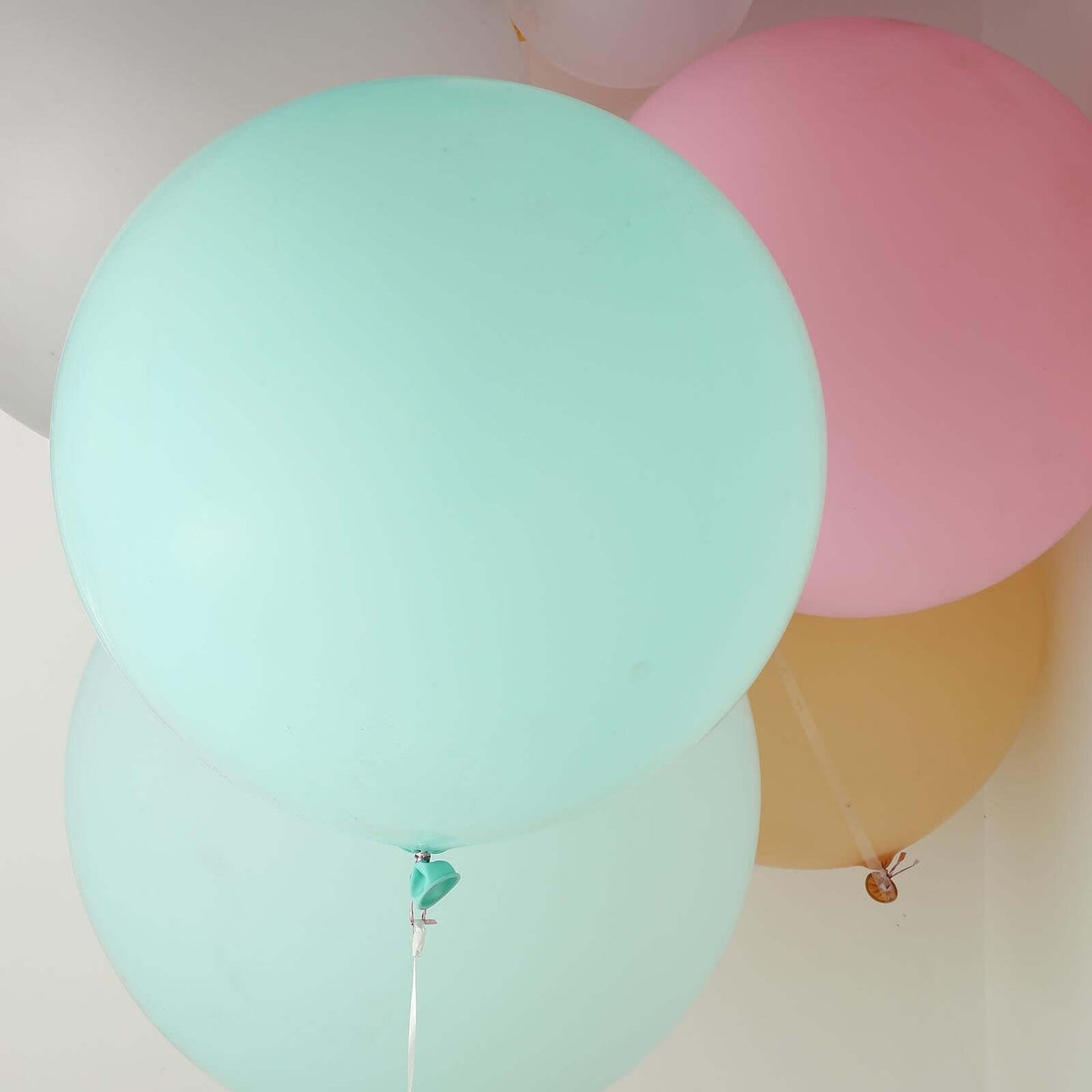 2 Pack 32" Large Matte Pastel Seafoam Helium or Air Latex Balloons
