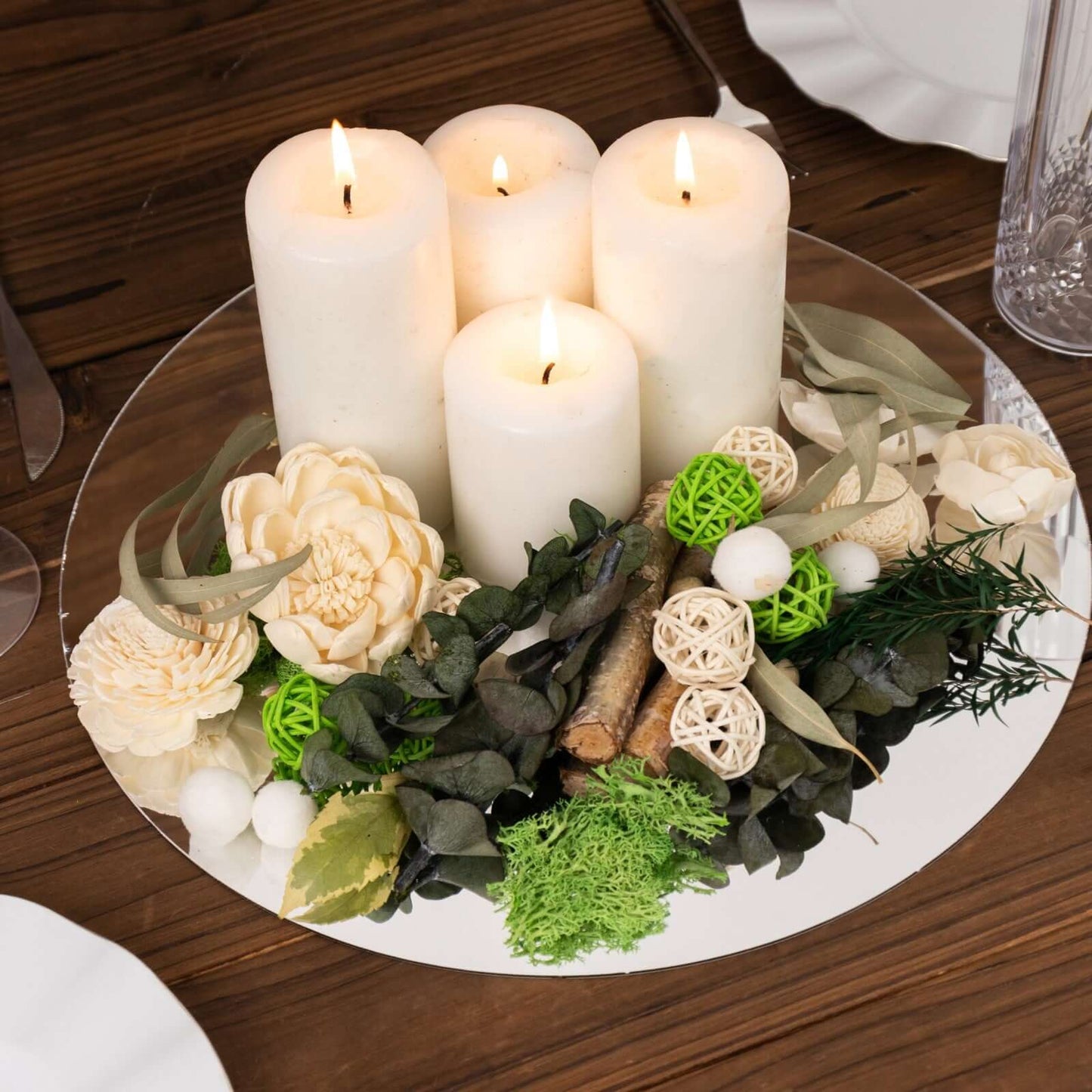 Set of Natural Potpourri Vase Fillers Dried Assorted with Vanilla Fragrance Oil - DIY Decorations