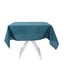 Polyester Square 54"x54" Tablecloth Peacock Teal - Wrinkle-Resistant & Durable Table Cover
