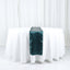 Satin 12"x108" Table Runner Peacock Teal - Stylish Table Linen