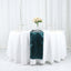 Satin 12"x108" Table Runner Peacock Teal - Stylish Table Linen