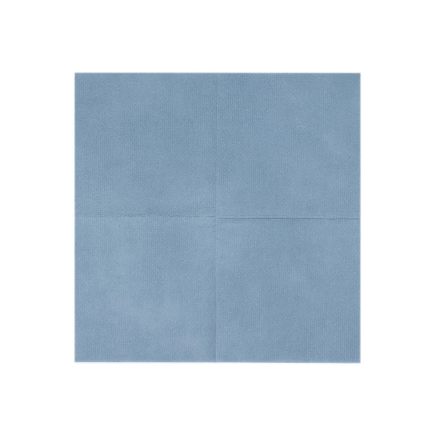 20 Pack Linen-Like Paper 5"x5" Napkins Dusty Blue - Highly Absorbent Airlaid Napkins