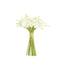 20 Stems 14" White Artificial Poly Foam Calla Lily Flowers