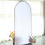 6ft Matte White Spandex Fitted Chiara Backdrop Stand Cover For Round Top Wedding Arch