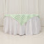 Polyester 54"x54" Table Overlay Square Tablecloth White/Sage Green - Checkered Buffalo Plaid Design for Casual Table Settings