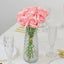 10 Pcs 12" Artificial Silk Roses - Pink, Single Stem Rose for Flower Bouquet Arrangements