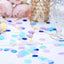 18G Bag Tissue Paper and Foil Table Confetti Mix, Purple Theme Festive Balloon Decor Blue, Gold, Royal Blue, White