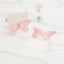 25-Pack Paper Butterfly Place Card Holders Pink with White Printable Cards - 3D Free Standing Table Number Stands 3"x5"