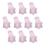 10 Pack Stretch Spandex Chair Covers Pink for Folding Chairs - Durable 160GSM Fitted Slipcovers