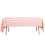 5-Pack Plastic Table Covers Pink Checkered Rectangle - Durable PVC Disposable Covers for Events 54"x108"
