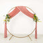 Dusty Rose 4-Way Stretch Spandex Event Curtain Drapes, Wrinkle Free Backdrop Event Panel with Rod Pockets - 5ftx18ft