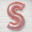 16" Blush Mylar Foil Letter Balloons