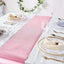 Glitter Paper 9ft Table Runner Roll Rose Gold Disposable Circle Pattern - Stylish Party Decor