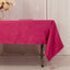 Lamour Satin 60"x102" Rectangle Tablecloth Fuchsia - Durable & Silky Soft Feel Table Cover