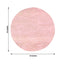 50 Pack Disposable Pink Placemats, 13" Non-Woven Mesh Fiber Round Table Mats for Dining & Events