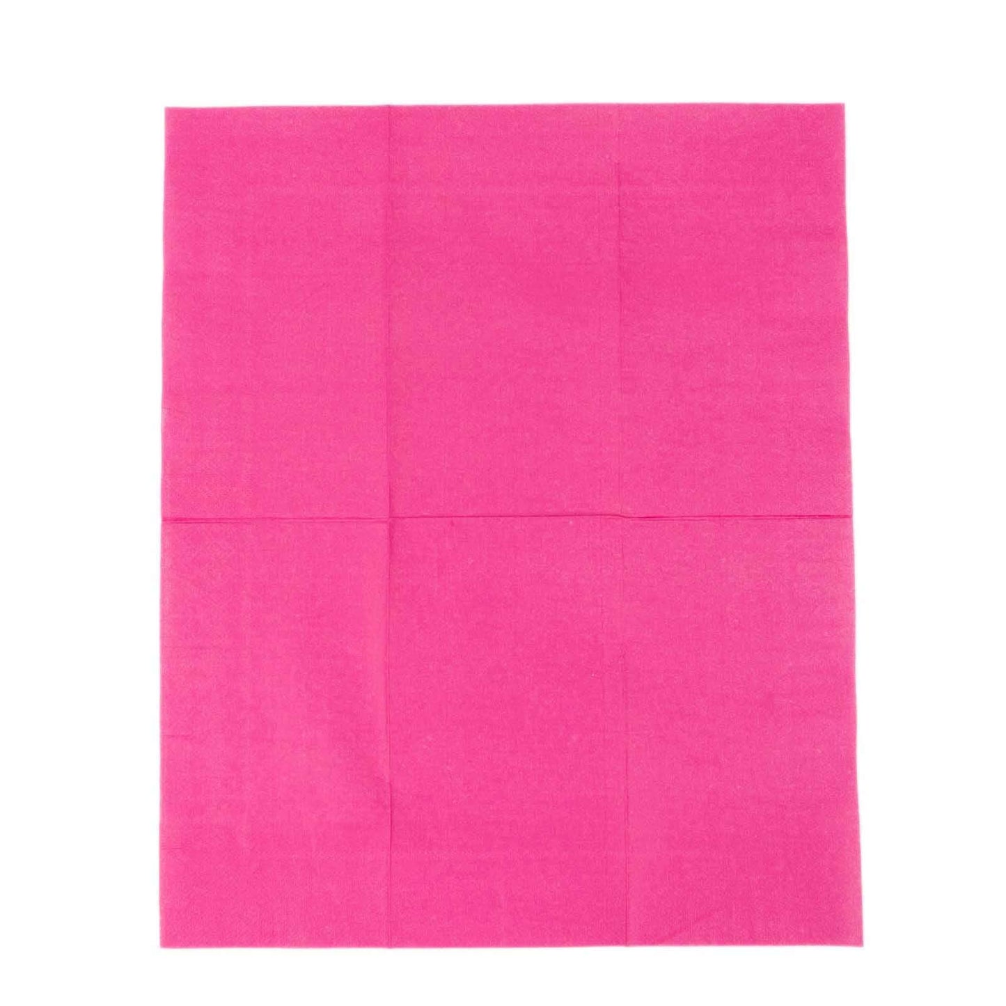 50-Pack Paper Napkins Fuchsia - Soft Disposable 2-Ply Dinner Napkins for Weddings
