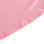 Spandex 30" Round Cocktail Table Cover Pink - Easy to Maintain Stretch Fitted Highboy Tablecloth