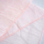 Taffeta 90"x132" Rectangle Tablecloth Blush - Seamless Accordion Crinkle Table Cover
