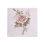 20-Pack Paper Beverage Napkins with Pink Floral Design Ivory - 2 Ply Soft 18GSM Rose Garden Wedding Napkins 6.5"x6.5"