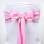 5 Pack Polyester Chair Sashes Pink 6"x108"