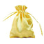 12 Pack 3"x4" Gold Satin Drawstring Pouch Wedding Party Favor Gift Bags