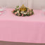 Premium Polyester 60"x102" Rectangle Tablecloth Pink - Durable 220GSM Wrinkle-Resistant Table Cover