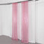 2 Pack Pink Sequin Event Curtain Drapes with Rod Pockets, Seamless Backdrop Event Panels - 8ftx2ft