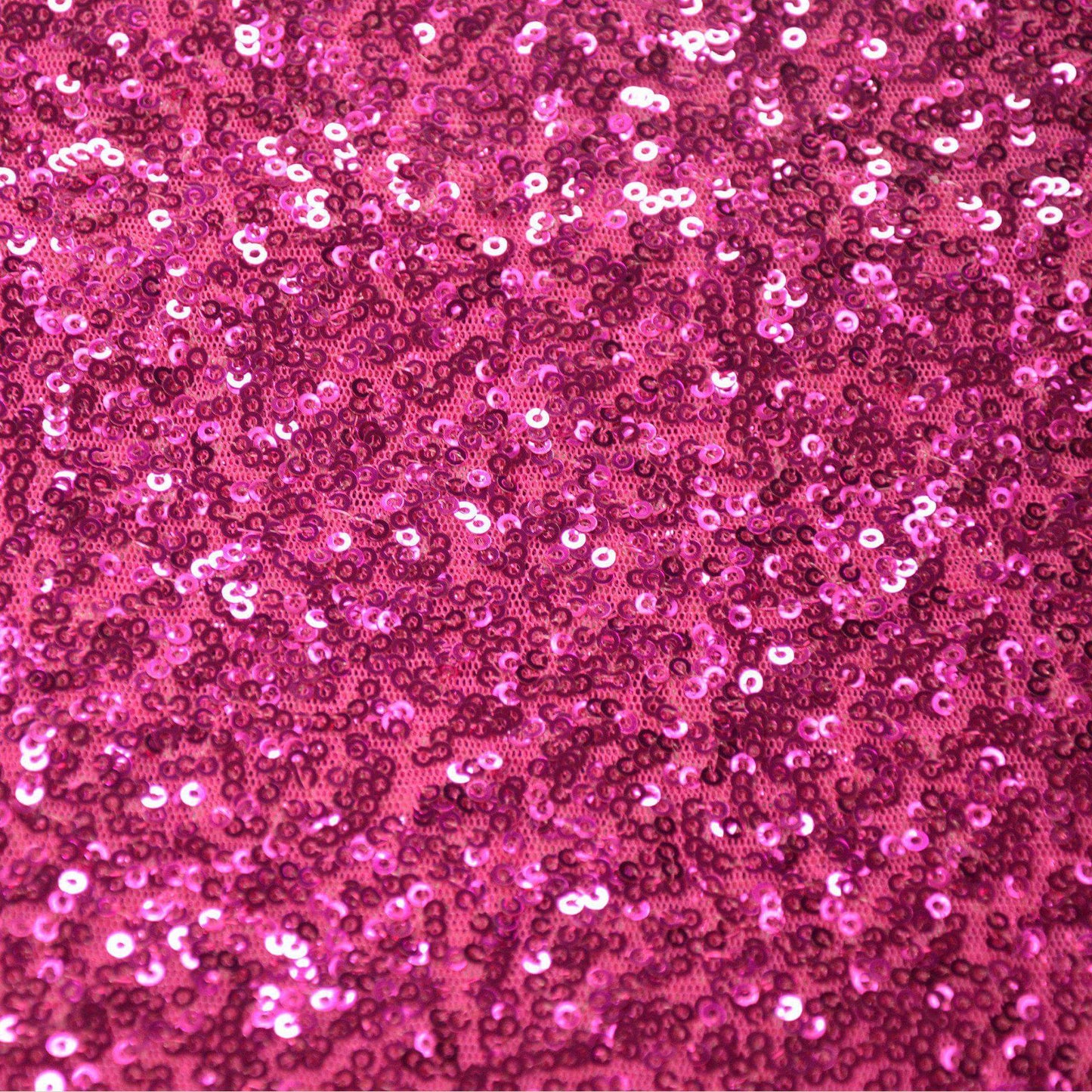 Sequin 72"x72" Table Overlay Square Tablecloth Fuchsia - Sparkly Table Cover