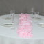 500-Pack Rose Petals Round Design Pink Silk Confetti - Decorative Scatters for Tables and Floors