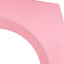 8ft Pink Spandex Backdrop Stand Cover for Arc de Triomphe Stand, Stretch Fitted Floral Balloon Frame Wedding Arch Cover