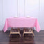 Polyester Square 70"x70" Tablecloth Pink - Wrinkle-Resistant & Durable Table Cover