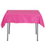 Polyester Square 54"x54" Tablecloth Fuchsia - Wrinkle-Resistant & Durable Table Cover