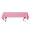 Premium Polyester 60"x102" Rectangle Tablecloth Pink - Durable 220GSM Wrinkle-Resistant Table Cover