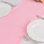 Scuba Polyester 12"x108" Table Runner Pink - Wrinkle-Free Table Linen