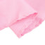 Premium Polyester 108" Round Tablecloth Pink - Wrinkle-Resistant 220GSM Table Cover