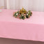 Scuba Rectangular 60"x102" Tablecloth Pink - Wrinkle Free & Stain Resistant Table Cover