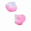 500-Pack Rose Petals Round Design White Pink Silk Confetti - Decorative Scatters for Tables and Floors