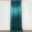 8ftx10ft Peacock Teal Satin Event Curtain Drapes, Backdrop Event Panel