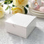 100 Pack White Cake Party Favor Boxes, 4"x4"x2" Cupcake Gift Boxes