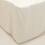 Fire Retardant Premium Polyester 6ft Rectangular Tablecloth Ivory Fitted High-Performance Table Cover