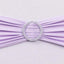 5 Pack Stretch Spandex Chair Sashes Lavender Lilac - Reusable Chair Bands with Silver Diamond Ring Slide Buckle 5"x14"