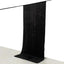 Black Crushed Velvet Backdrop Curtain â€“ 5ft x 12ft Event Drape with Rod Pocket, Privacy Panel for Photo Booths & Events