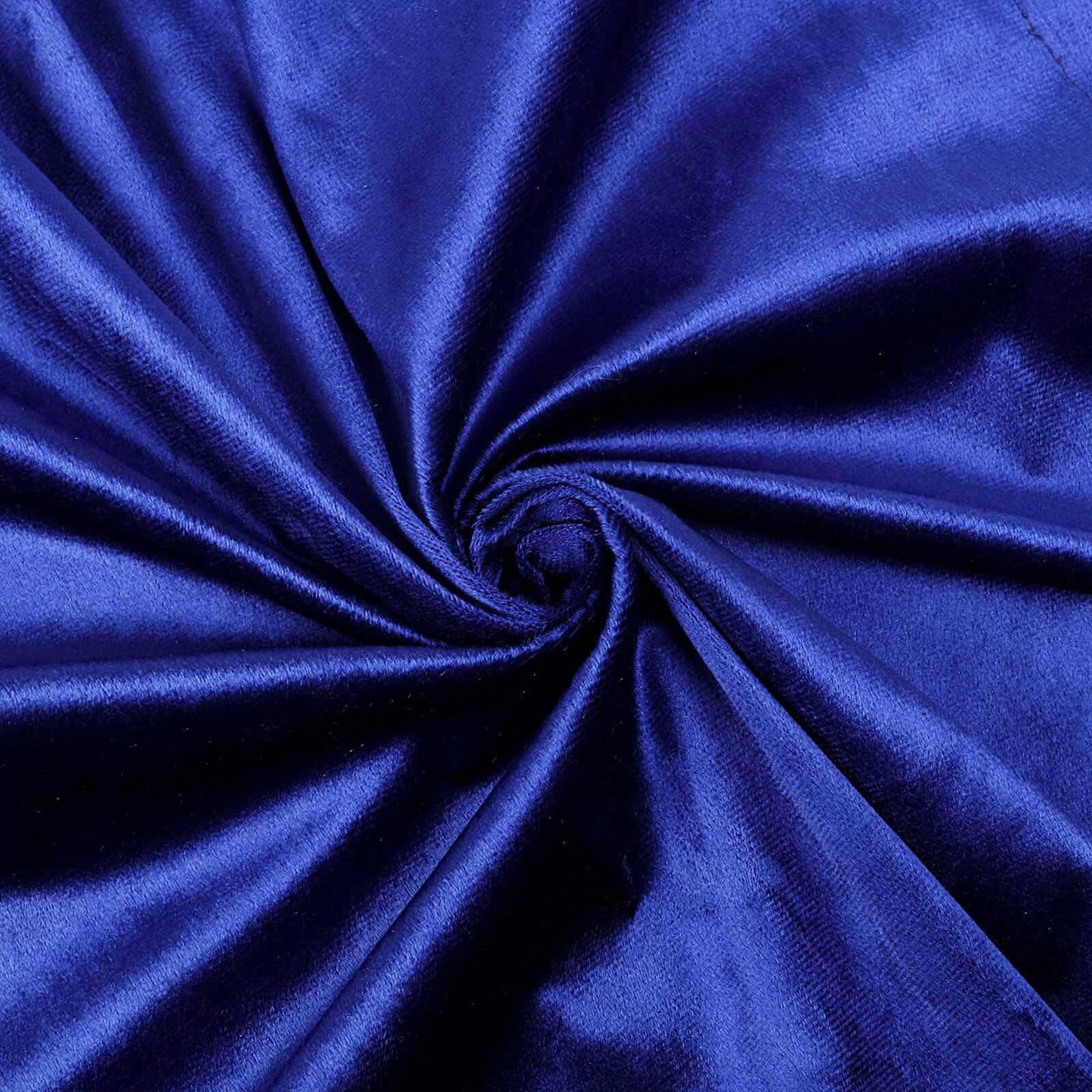 Royal Blue Crushed Velvet Backdrop Curtain â€“ 8ft x 8ft Event Drape with Rod Pocket, Privacy Panel for Photo Booths & Events