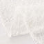 Polyester 120" Round Tablecloth White with Shaggy Fringe Design - Exquisite Table Cover