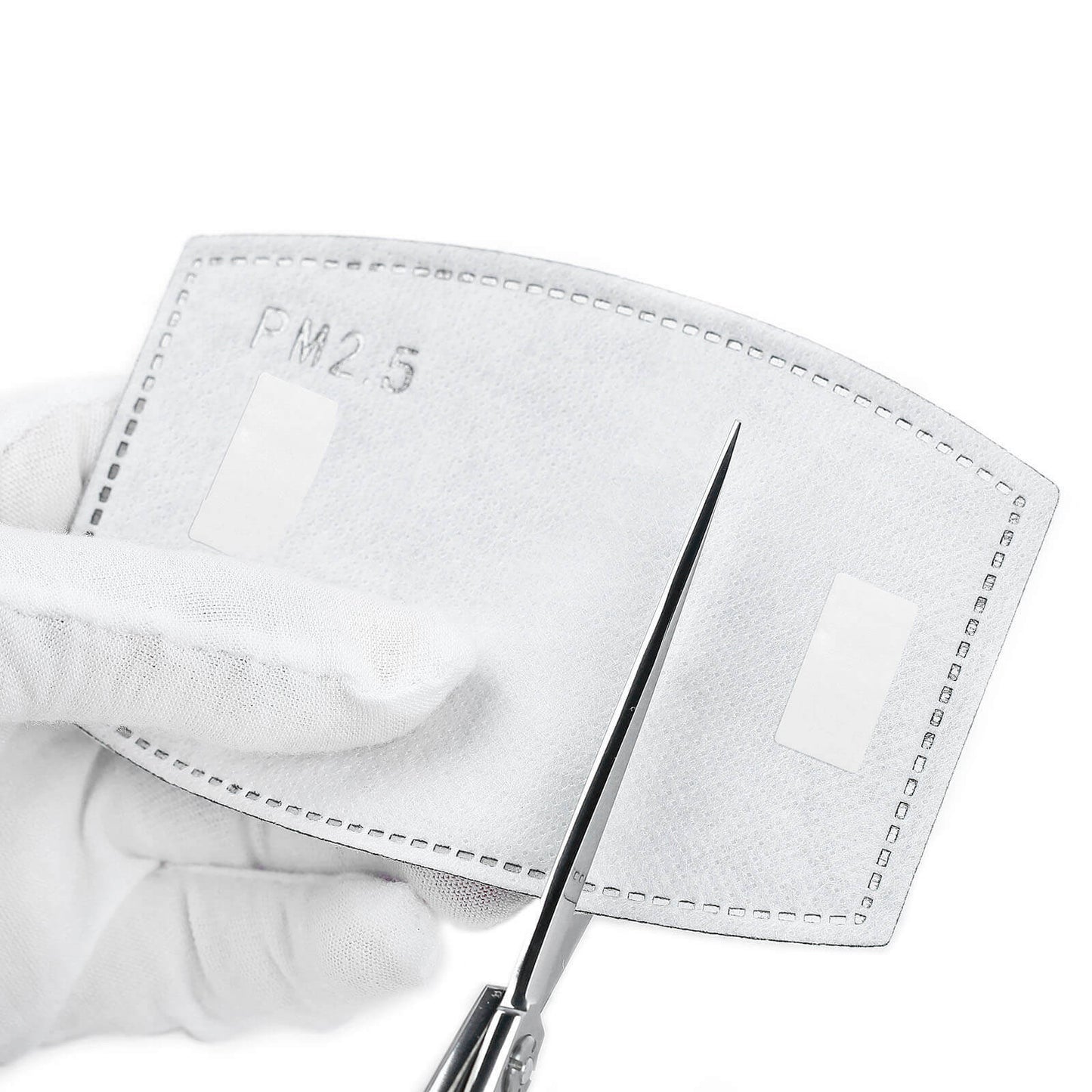 30 Pack Stick On Face Mask Filter PM 2.5, Activated Carbon Filter Insert With 5 Layer Filtration For Cloth Mask