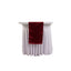 Lamour Satin 12"x108" Table Runner Burgundy - Smooth & Lustrous Finish