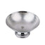 Metal Pedestal Flower Pot Round Design Metallic Silver - Floating Candle Bowl and Display Dish 12"